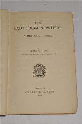 Lot 263 - HUME, Fergus, The Lady From Nowhere. A...