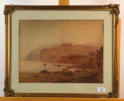 Lot 342 - J Muller, watercolour