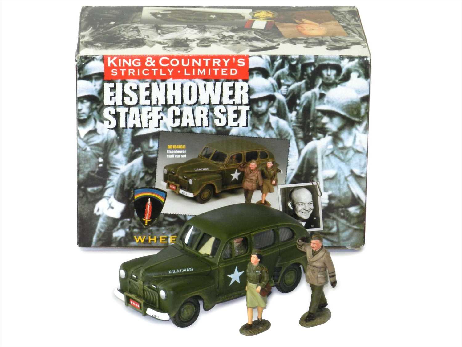 Lot 556 - King & Country Eisenhower Staff Car boxed set.