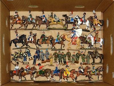 Lot 560 - Unboxed Del Prado and similar Napoleonic figures