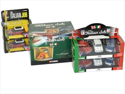 Lot 527 - Corgi boxed Italian Job Minis