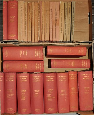 Lot 277 - SHROPSHIRE PARISH REGISTERS. Hereford Diocese,...