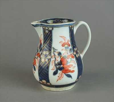 Lot 375 - Worcester imari sparrow beak jug, circa 1770