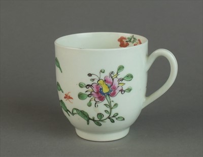Lot 377 - Worcester coffee cup, circa 1770