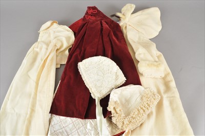 Lot 228 - A collection of Victorian and later christening gowns and other children's garments