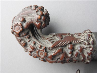 Lot 70 - An Afghan pesh kabz and a Javanese kris