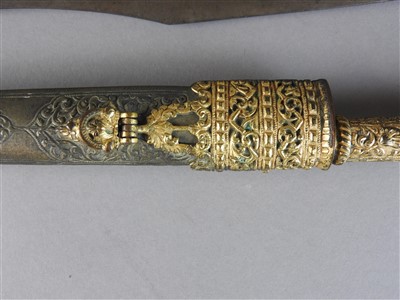 Lot 70 - An Afghan pesh kabz and a Javanese kris