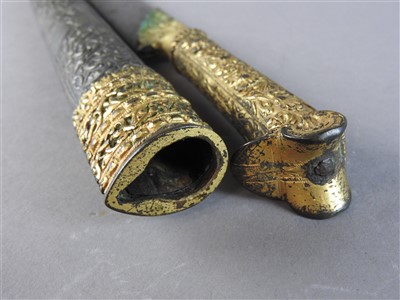 Lot 70 - An Afghan pesh kabz and a Javanese kris