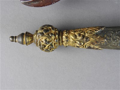 Lot 70 - An Afghan pesh kabz and a Javanese kris