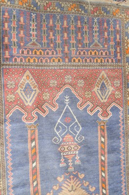 Lot 837 - A Baluch Rug, West Afghanistan, The Indigo...