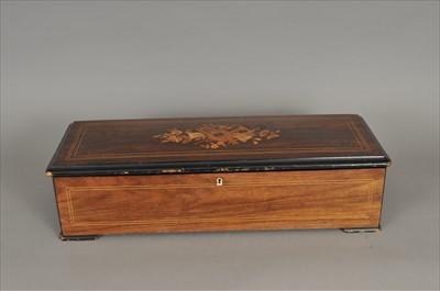 Lot 441 - A large 19th century Nicole Freres cylinder lever-pull music box
