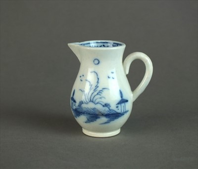 Lot 270 - Caughley toy cream jug, circa 1785-90