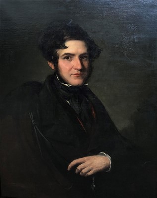 Lot 432 - French school, 19th century, Portrait