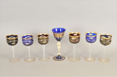 Lot 204 - A collection of drinking glasses