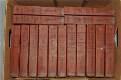Lot 298 - VERNE, Jules. Works. Edited by Charles F Horne....