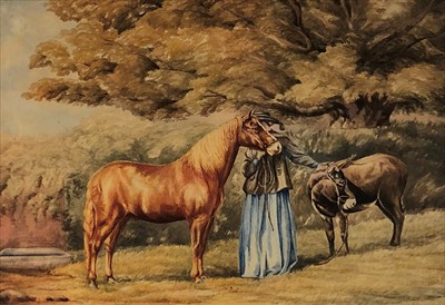 Lot 416 - Claude Cardon, watercolour