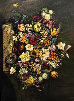 Lot 433 - H de W Sanders, still life
