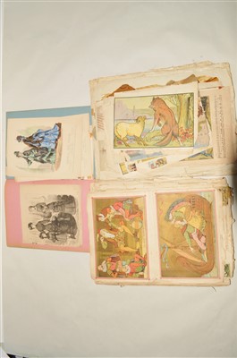 Lot 305 - SCRAP ALBUM of Victorian fashion plates, 1839 -...