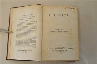 Lot 308 - BRONTE, Charlotte, Villette. New York, 1st...