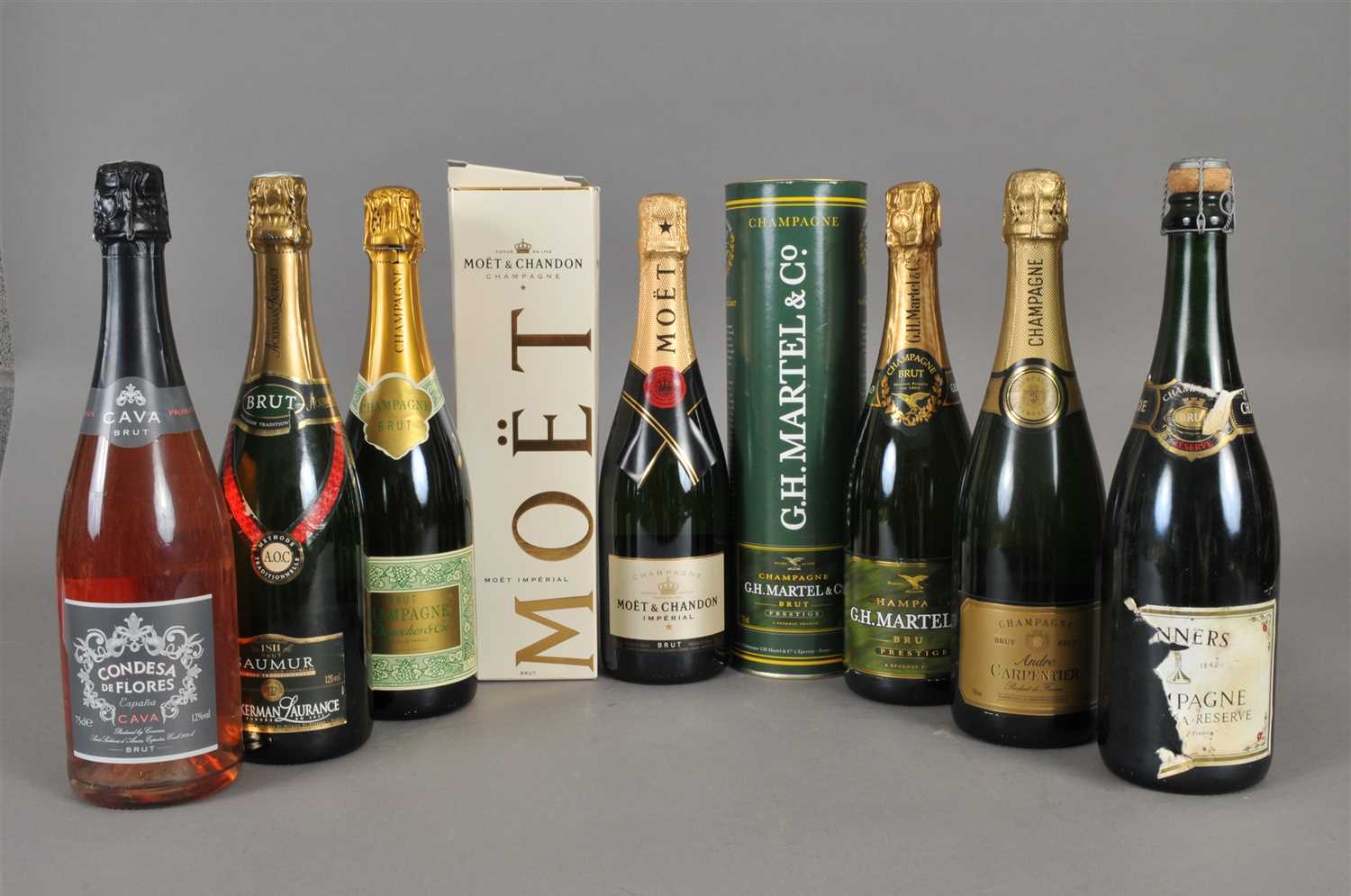 Lot 714 - Champagne Martell & Co Prestige, Moet &...
