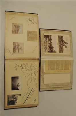 Lot 330 - HUNTING ALBUM, with photographs and hundreds...