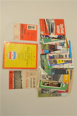 Lot 356 - FOOTBALL PROGRAMMES. European Cup Final 1966,...