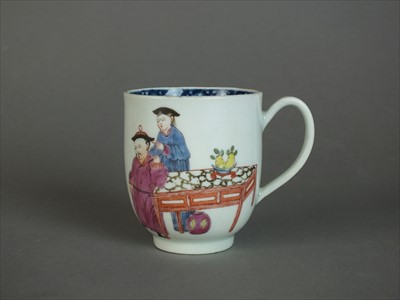 Lot 414 - Worcester coffee cup, circa 1765