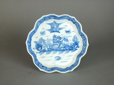 Lot 279 - Caughley teapot stand, circa 1788-95