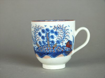 Lot 289 - Caughley coffee cup, circa 1780-85