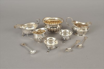 Lot 50 - A collection of silver