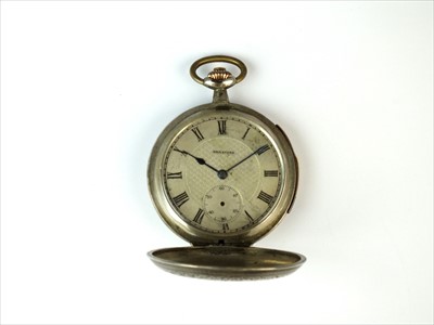 Lot 128 - A silver Graziosa Minute Repeating Pocket...