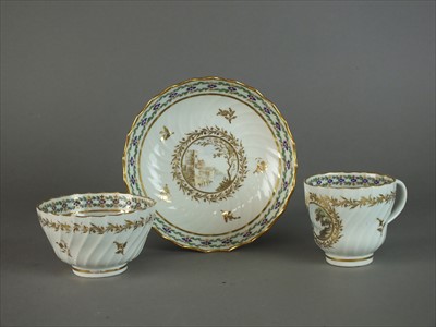 Lot 292 - Caughley trio, circa 1792-95