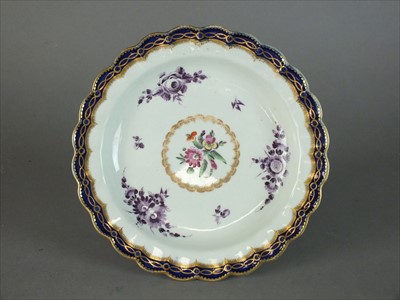 Lot 436 - Worcester dessert dish, circa 1775
