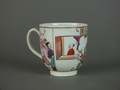 Lot 449 - Worcester 'Boy in the Window' coffee cup, circa 1770