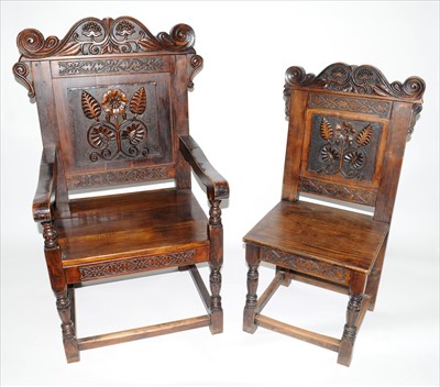 Lot 780 - A large and impressive set of six (4+2) heavy...