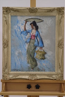 Lot 72 - Schaffer (20th Century), Balanese Girl