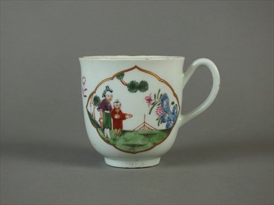 Lot 453 - Worcester coffee cup, circa 1760