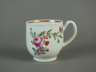 Lot 454 - Worcester coffee cup, circa 1758-65