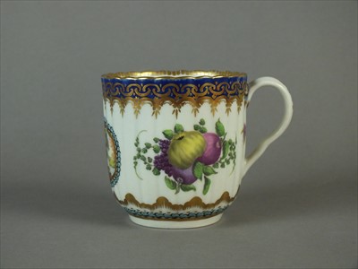 Lot 457 - Worcester coffee cup, circa 1780