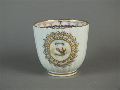 Lot 308 - Caughley coffee cup, circa 1790
