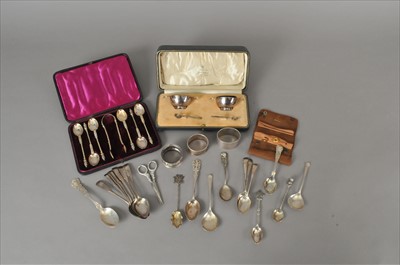 Lot 72 - A collection of silver