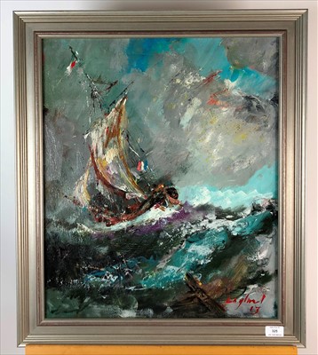 Lot 325 - Frederick J England, oil on canvas