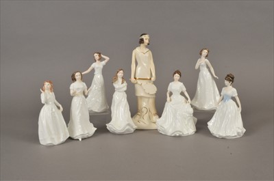 Lot 164 - Eight Royal Doulton ladies