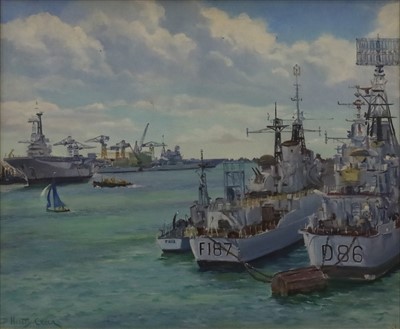 Lot 28 - Deirdre Henty-Creer FRSA (Australian 20th Century, 1928-2012), Portsmouth Harbour