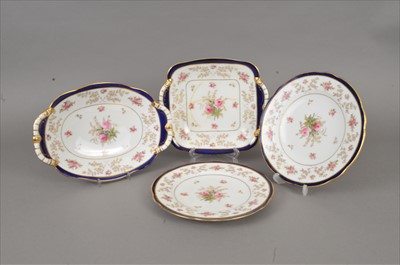 Lot 157 - Coalport floral dessert service