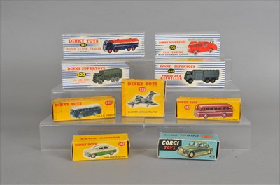 Lot 254 - Nine selected Corgi and Dinky diecast models