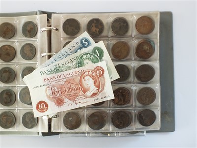 Lot 414 - An album of coins