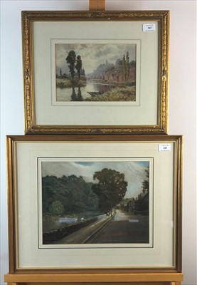 Lot 347 - J W Baile, watercolour