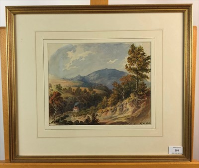 Lot 301 - British school, 19th century, The Wrekin, watercolour