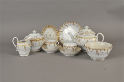 Lot 266 - A Worcester porcelain tea service, circa 1780-90